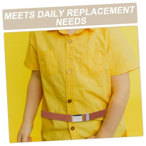 2pcs Adjustable Belts for Boys and Comfortable Belts for Jeans Versatile Single Color Design for Daily Wear and Special Occasions Easy to Use3