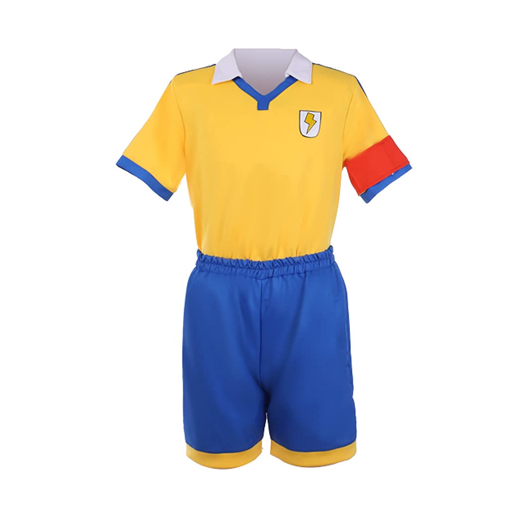 Men's Inazuma Eleven GO Cosplay Raimon School Costume Football Jersey Uniform