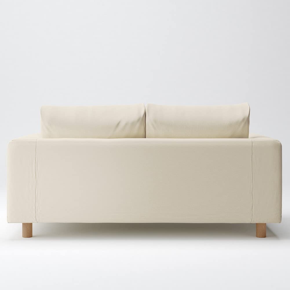 Amazon｜無印良品 カバー 生成 洗いざらしの綿帆布 ソファ本体 2