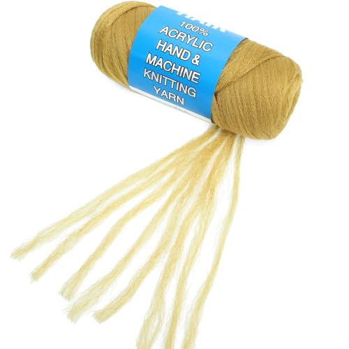 Brazilian Wool Hair for Braids 100% Brazilian Wool Hair Acrylic Yarn for African Braids/Spring Twist/Faux Locs/Box Braids/Wraps with Crochet Hook (2 - Image 3
