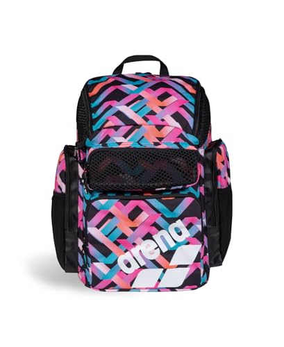 ARENA One Go Backpack Swimmers Athletes Sports Gym Rucksack Multisport Daypack Large Size Training Gear Equipment Swim Bag for Men and Women 45 Liters Texture