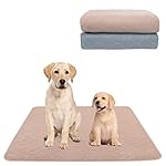Riutilizzabili e lavabili Pipì Pad per Cani (Confezione da 2), Impermeabile Cucciolo Pad Addestramento Animali Domestici, Extra Assorbenti Antiscivolo Whelping Pad Dog Mat