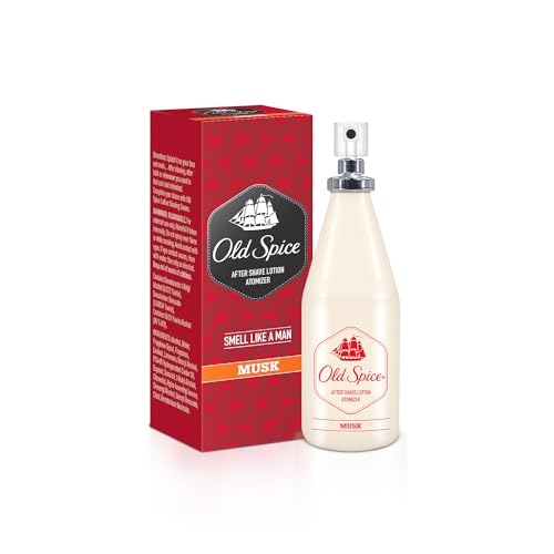 Old Spice Men Asl After Shave Lotion | Atomizer Spray | Musk | Cool Aromatic And Fresh | 150Ml