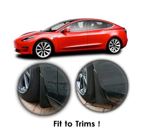 Bavettes haut de gamme Tesla Model 3 2016-2021 | Finition d'origine - 3