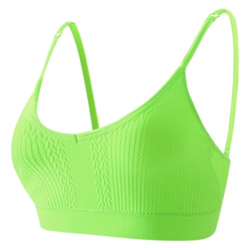 Strapless Bras For Women-Push Up Bras For Women Seamless Dip Dye Bra (Green, M)