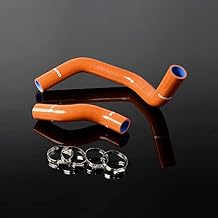 G-PLUS Silicone Radiator Hose Kit Compatible With Nissan Silvia SR20DET 200SX 240SX S13 S14 S15,Dark Orange