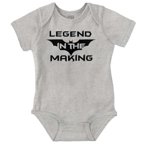 Image of Brisco Brands Legend in the Making Superhero Baby Romper Boys or Girls