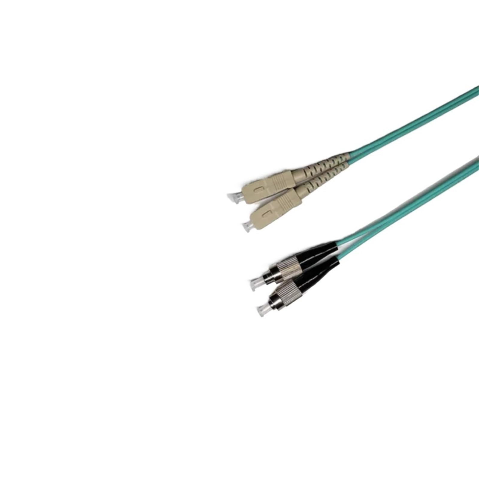 Câbles de raccordement à fibre optique SC-FC OM3 OM4 Duplex 1-100m (20m, 2pcs OM4)