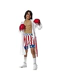 Masquerade Child Rocky Boxer Costume, Red White Blue (Small)