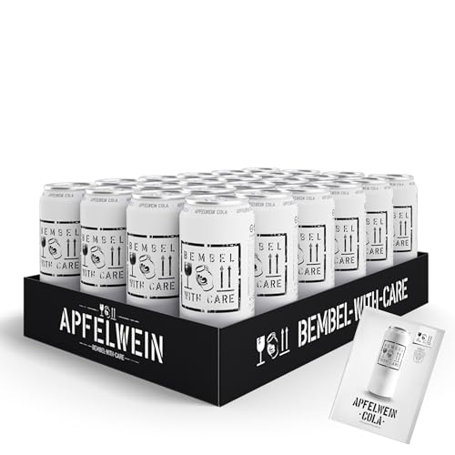 BEMBEL WITH CARE Apfelwein Cola 24 x 0 5 Liter inkl. 6 DPG Pfand und einer BEMBEL WITH CARE Postkarte