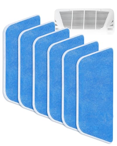 AutoEC RV AC Filter Fit for Coleman Mach 6PCS MERV 6 RV Air Conditioner Filter Replacement 16x6 In Dual-Layer High Density Polyester Composite Filter for RV Vent Upgraded Non-Shedding RV AC Filters