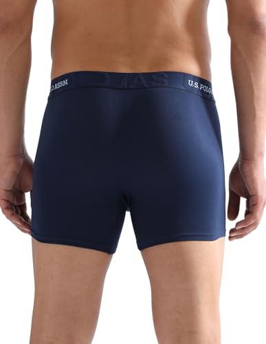 Image of U.S. Polo ASSN. Mens ET007 Anti Microbial Essential Long Underwear Trunk with Pouch Opening -Pack of 1