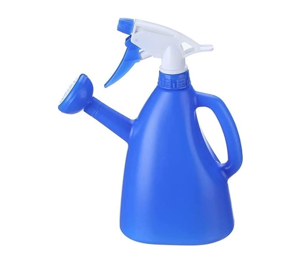Arosoires Extérieur Arrosoirs en Plastique Ménager Arrosoir Manuel Réglable Pulvérisateur pour Jardin Extérieur Plantes À Fleurs Arrosoir Arrosoir Jardin (Color : Blue, Size : 11.5 * 22cm)