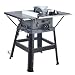 SwitZer Table Saw 10" Inch 250MM Blade Bench Table with 165mm Side Extensions and Long Fence Blade Mitre 1800W 230V TS01 Grey