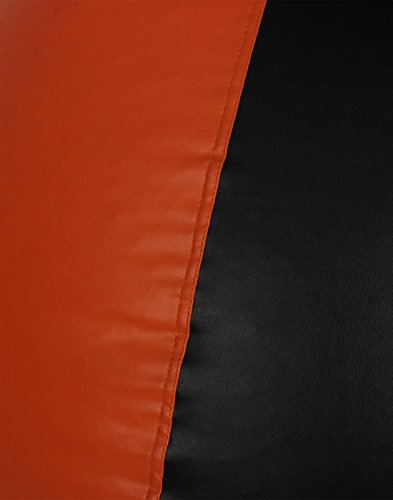 Image of Sattva Classic Bean Bag Cover Without Beans XL Size Dual Colour - Black Orange