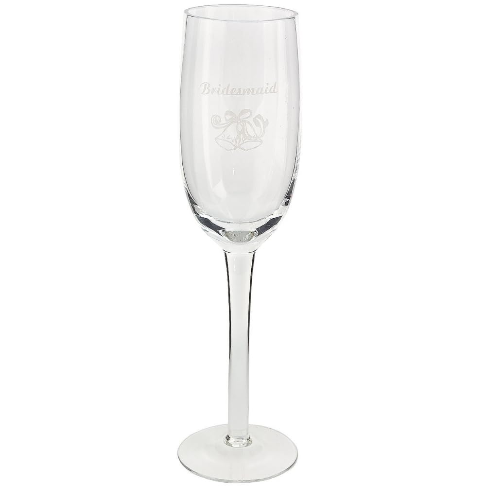 Fun Express Glass Bridesmaid Champagne Flute 8 oz.