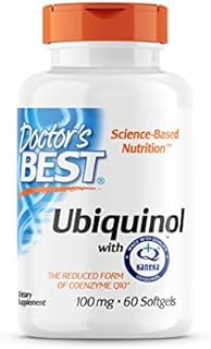 Doctor's Best Ubiquinol with Kaneka QH, Non-GMO, Gluten Free, Soy Free, Heart Health, 100 mg, 60 Softgels