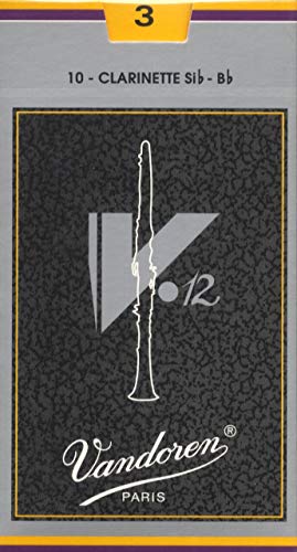 Vandoren Cr193 Bb Clarinet V.12 Reeds Strength 3; Box Of 10 #TOP2