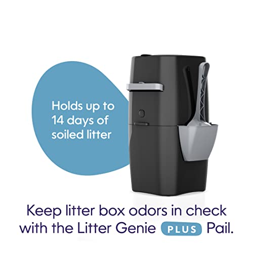 image for Litter Genie Plus Pail, Ultimate Cat Litter Disposal System, Locks Awa
