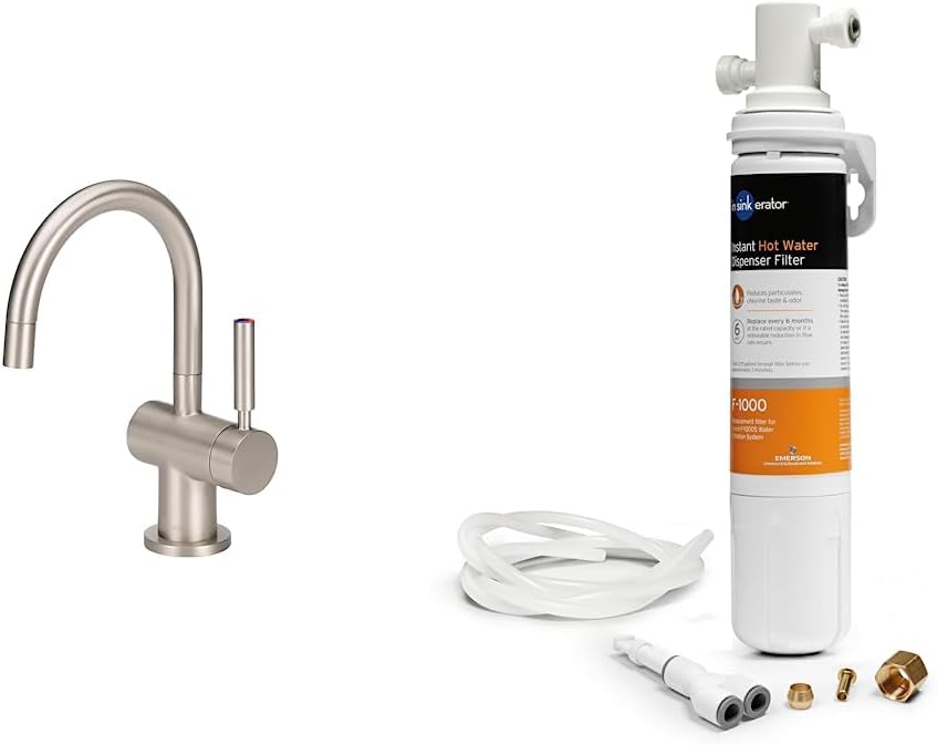 Instant Hot & Cold Water Dispenser Faucet + Filtration System Bundle