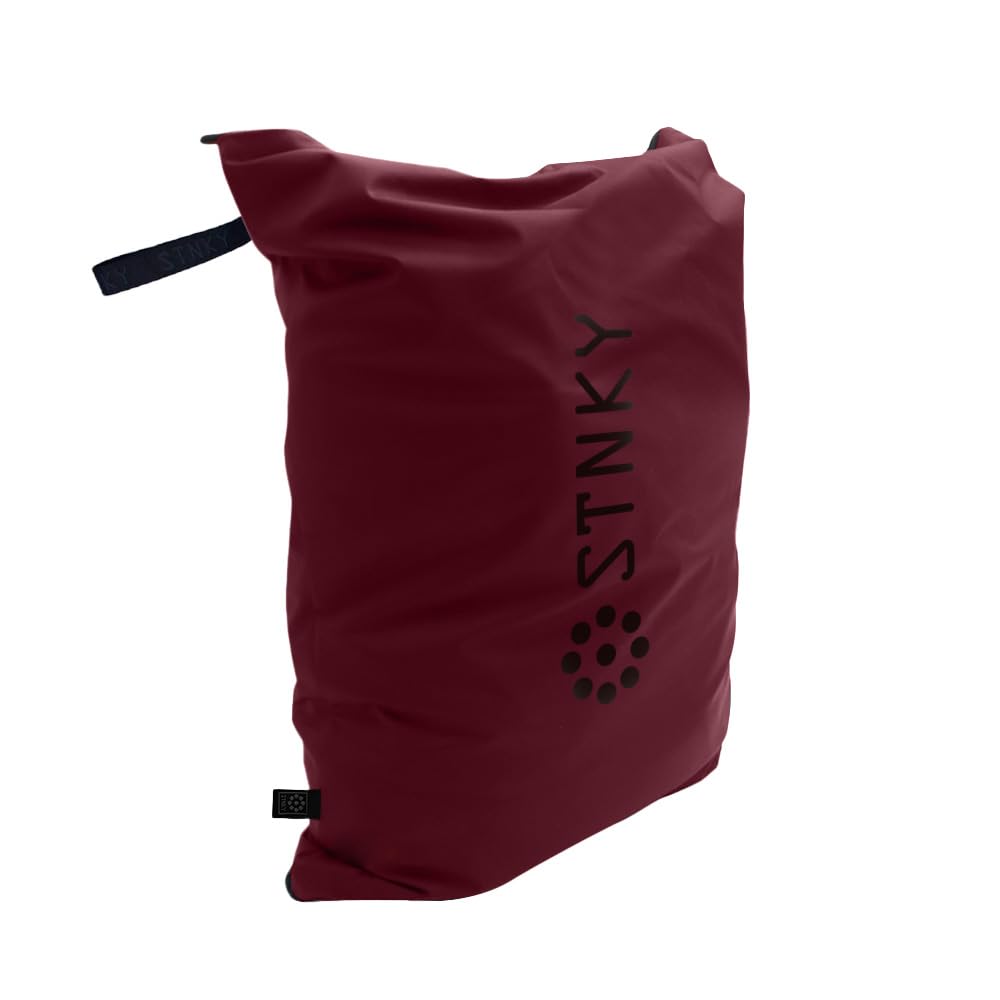 STNKY Bag Pro Sacs à linge avec fermetures éclair, poignées et sac intérieur en maille pour voyage, yoga, soins médicaux, kit de gym, linge (XL, bordeaux)