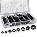Katzco 180 Piece Rubber Grommet Kit Assortment - Heavy-Duty Pieces in Different Sizes with a Carrying Case