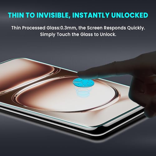 Image of ArmourPro Military Grade UV Tempered Glass Screen Protector Compatible For Oppo Reno 12 Pro 5G (6.7 Inch) With Easy Installation Kit| Edge-To-Edge Protector Coverage |Crystal Clear