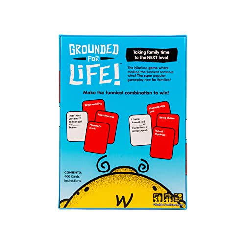 Grounded for Life - The Ultimate Family Night Game - Family Card Games for Kids 8+