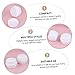 NULYLU 25pcs Mushroom Shape Cream Jars for Travel Leakproof Plastic Containers for Lotion Creams and Cosmetics Cute and Durable Packaging for All Your Toiletries