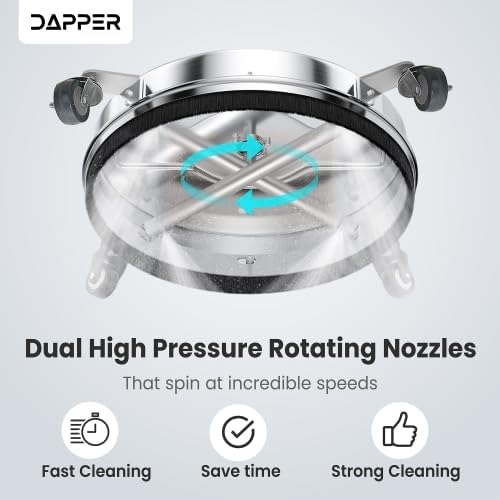 Diagram of dual high-pressure rotating nozzles
