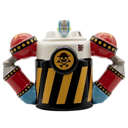 Taza 3D Cerámica One Piece Iron Pirate Franky miniatura 1