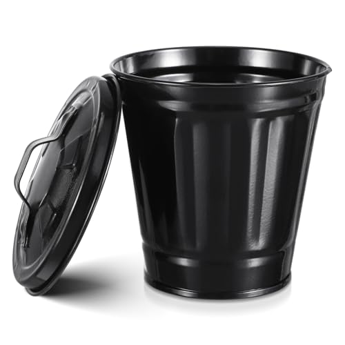 Mini caneca de escritorio con tapa compacta 4.33 pulg