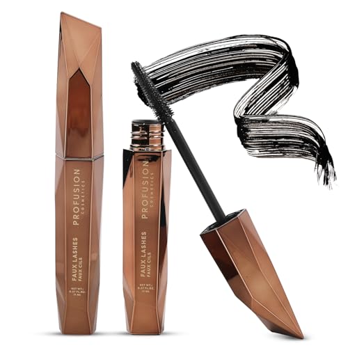 Image of Profusion Cosmetics Faux Lashes Lengthening and Volumizing Mascara for Stunning Lashes, Unlock Your Lash Potential and Get the Perfect Faux Lash Effect, Cruelty Free Beauty Essential