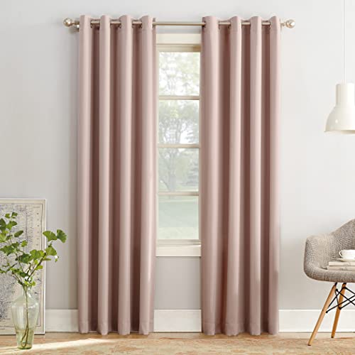 Sun Zero Barrow Energy Efficient Grommet Curtain Single Panel