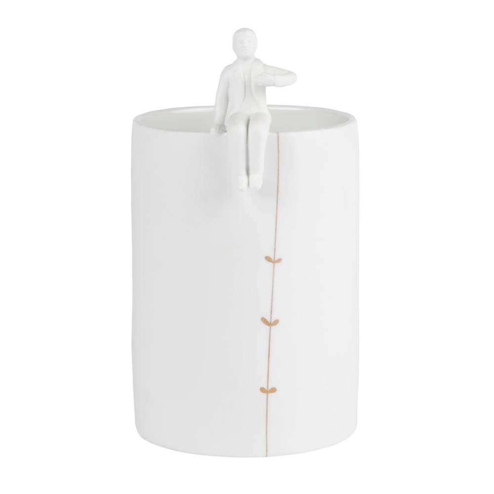 Räder White Porcelain Story Vase Gardener