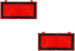 Mobestech 2 Pares Lente De Soldagem Óculos De Segurança Lente De Aumento Lente De Soldagem Placa De Cobertura De PC Lente De Aumento Soldagem A Arco Proteção Para Os Olhos Abs Lente De