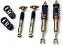 Yonaka Compatible with Audi A4 (B6) 2002-2005 Spec 2 Adjustable Coilovers Suspension Shocks Springs Struts Damper Kit (Base FWD)