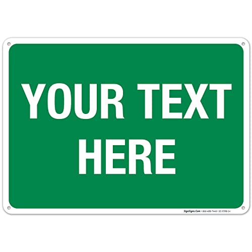 Personalized Custom Green Background Customize for Office, Business, Workplace, Home,