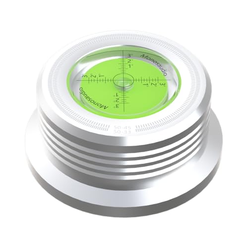 Tourne-disque vinyle : stabilisateur de poids, support audio aluminium et pince LP Monosaudio RT528