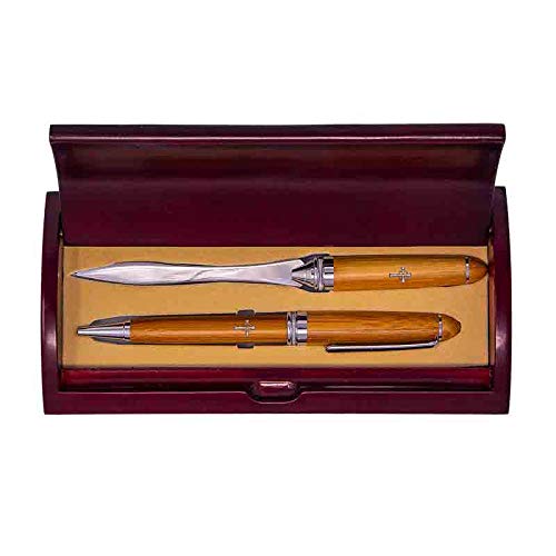 The Litany Pen and Letter Opener in Rosewood Box