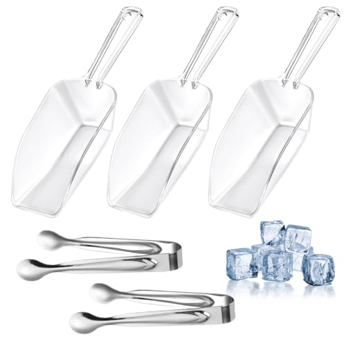 Sweet Scoops 3 x Ice Scoops + 2 x Candy Tongs, Multicolor Party Set