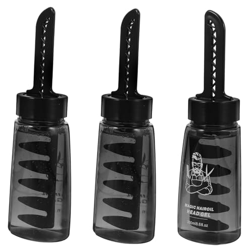 Gel coiffant avec peigne intégré 260 ml lot de 3 flacons rechargeables