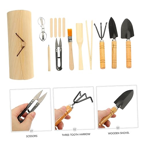 Juego mini de herramientas para jardinería Mipcase miniatura 2