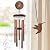 Hippolytusiart Hummingbird Wind Chimes for Outside,32 "Memorial Outdoor Wind Chime Create a Zen Atmospherer,Hummingbird Gift for Women Mother Father Christmas,Home Garden Patio Yard Decor(Copper)