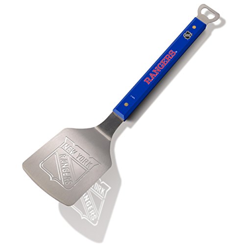 YouTheFan NHL New York Rangers Spirit Series Sportula Stainless Steel Grilling Spatula, 18 1/2
