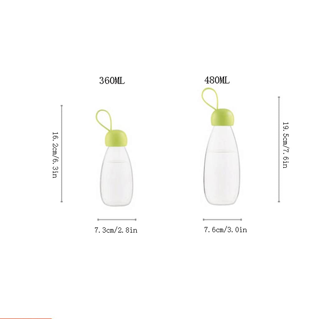 Wasserflasche, tragbare Sportwasserflasche BPA-freies Tritan-Material Fitnessflasche Getränkewasserkrug for Fitness Outdoor-Sportarten Einfach(48ML)