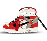 Shoes Airpods 1&2 - Funda protectora compatible con Apple Airpods 2, funda protectora para auriculares Doyomtoy (silicona), color rojo