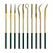 10Pcs Versatilitys Carbon Grit Files Assorted Profile Jeweler Crafting Industrial Flat Square Round Assorted Rifler Needle Files