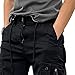 Casual Straight Fit Sweatpants for Men Outdoor Workout Running with Pockets Work Classic Fashion Jogger Trousers (Black 2,36)
