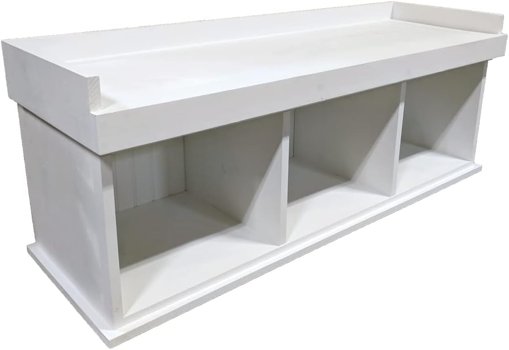 Sawdust City Cubby Bench 50" Long (Old Black)
